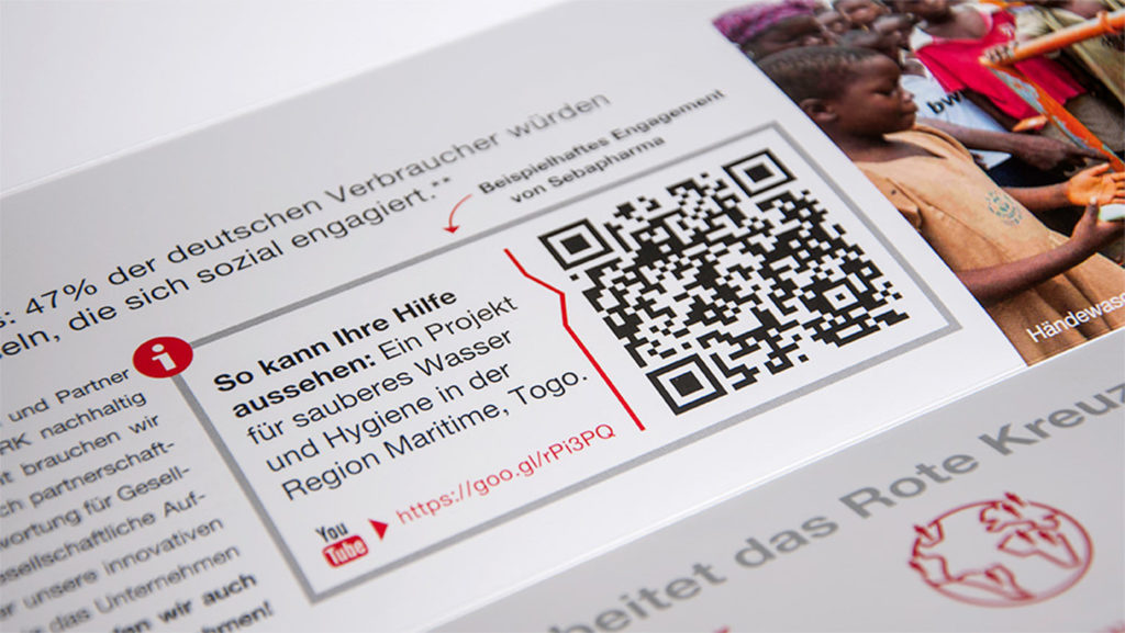 QR-Code (Deutsches Rotes Kreuz, Spendenmailings)
