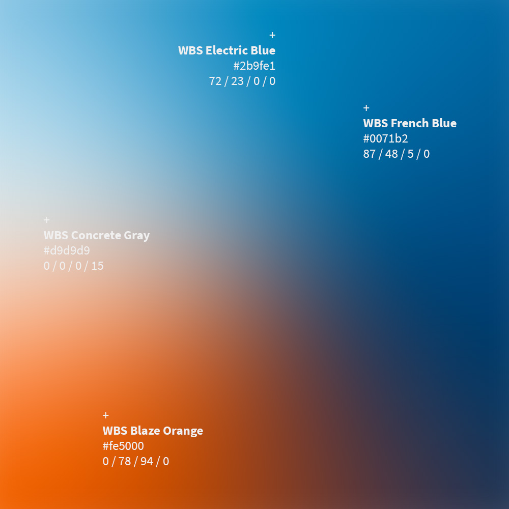 WBS Update 2021 / Slider, Screen wirHub Brand Manangement – Farbspektrum
