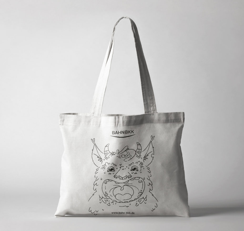 Giveaway – Jutebeutel (BAHN-BKK, Kampagne)