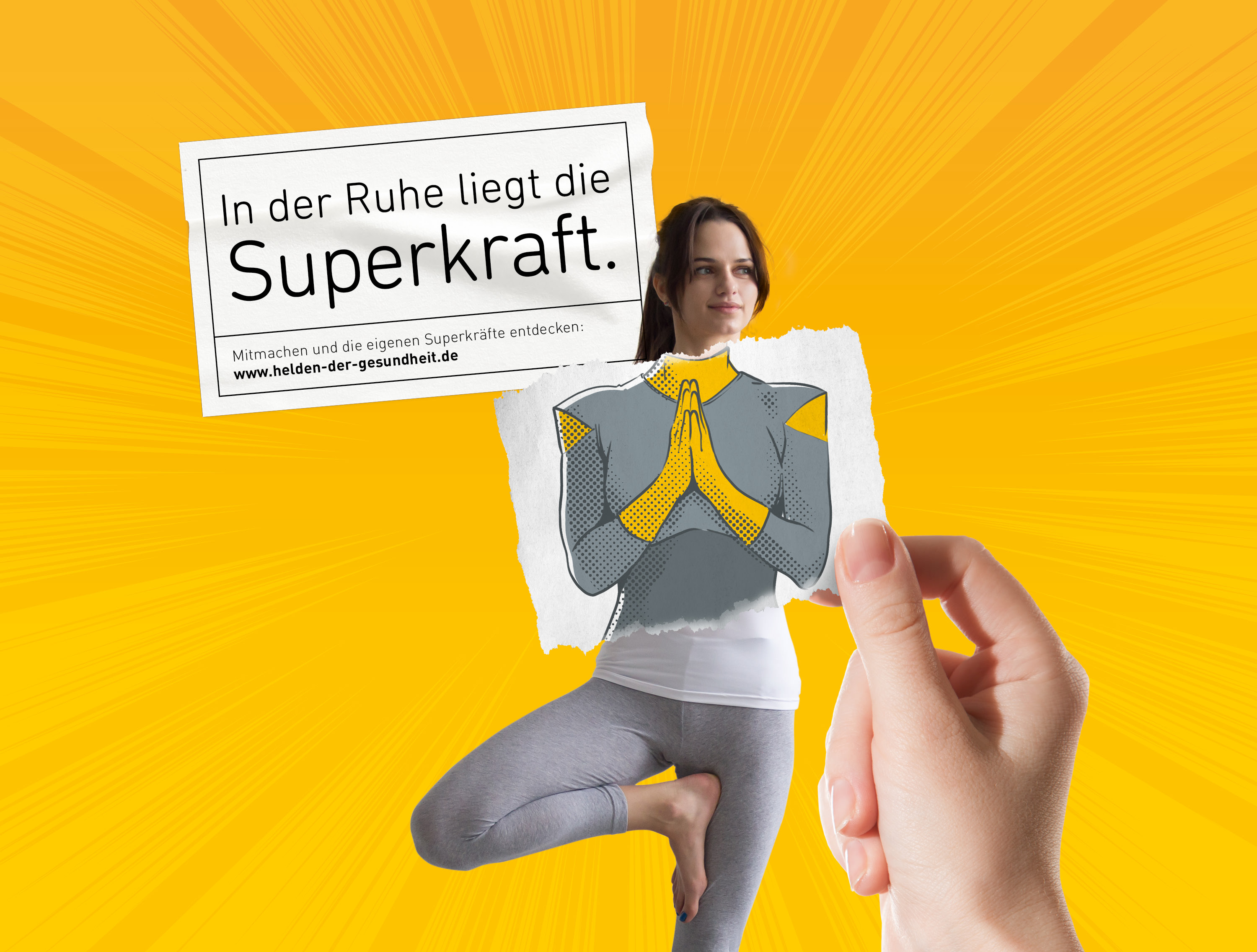 Entspannung - Helden der Gesundheit (BAHN-BKK, Kampagne)
