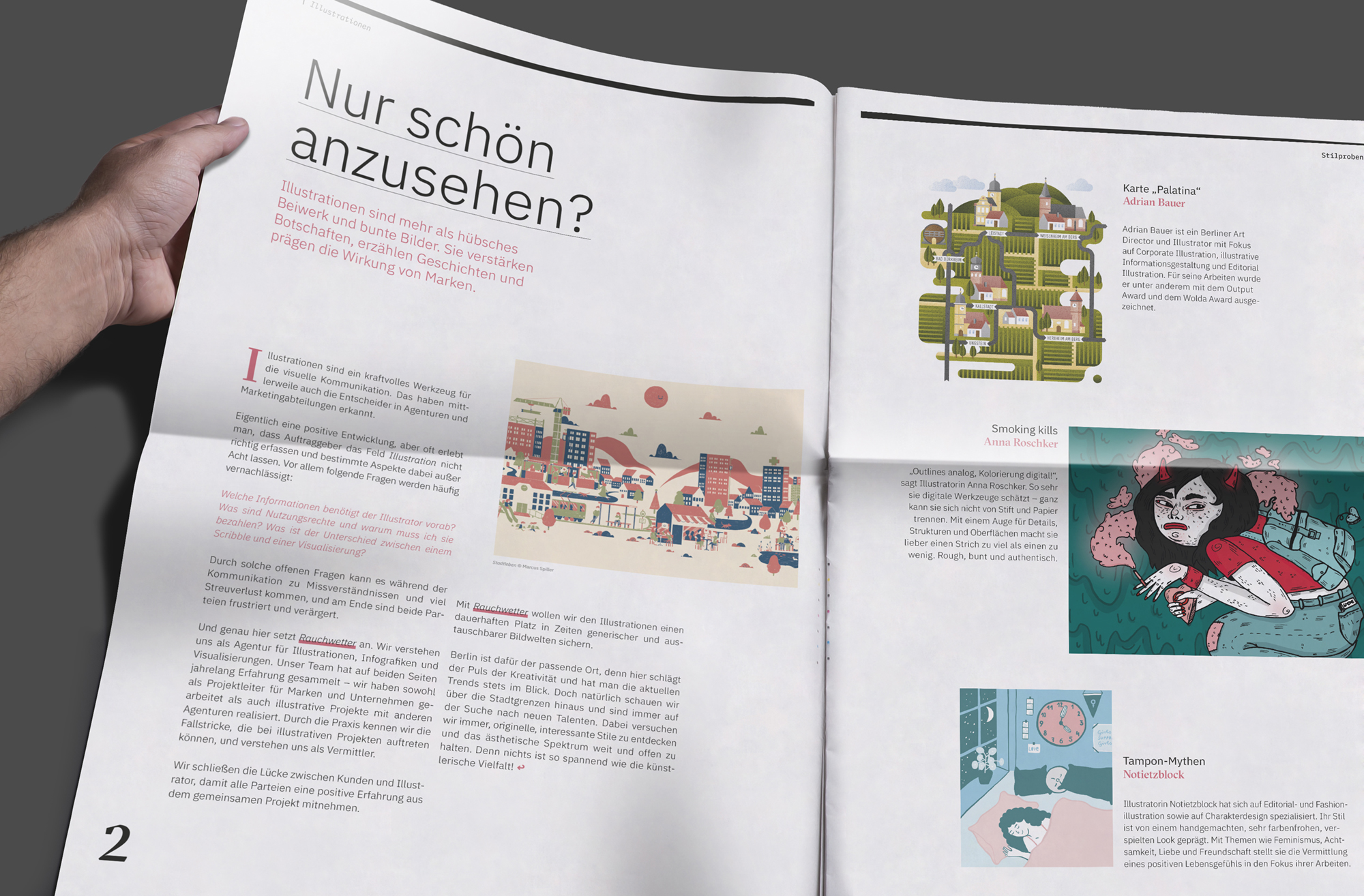 Zeitung 04 (Rauchwetter, Corporate Design)