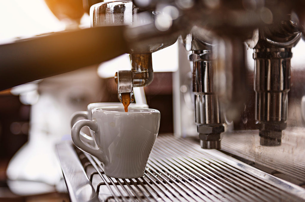 Mood Kaffeemaschine (Quentic, Messestand)