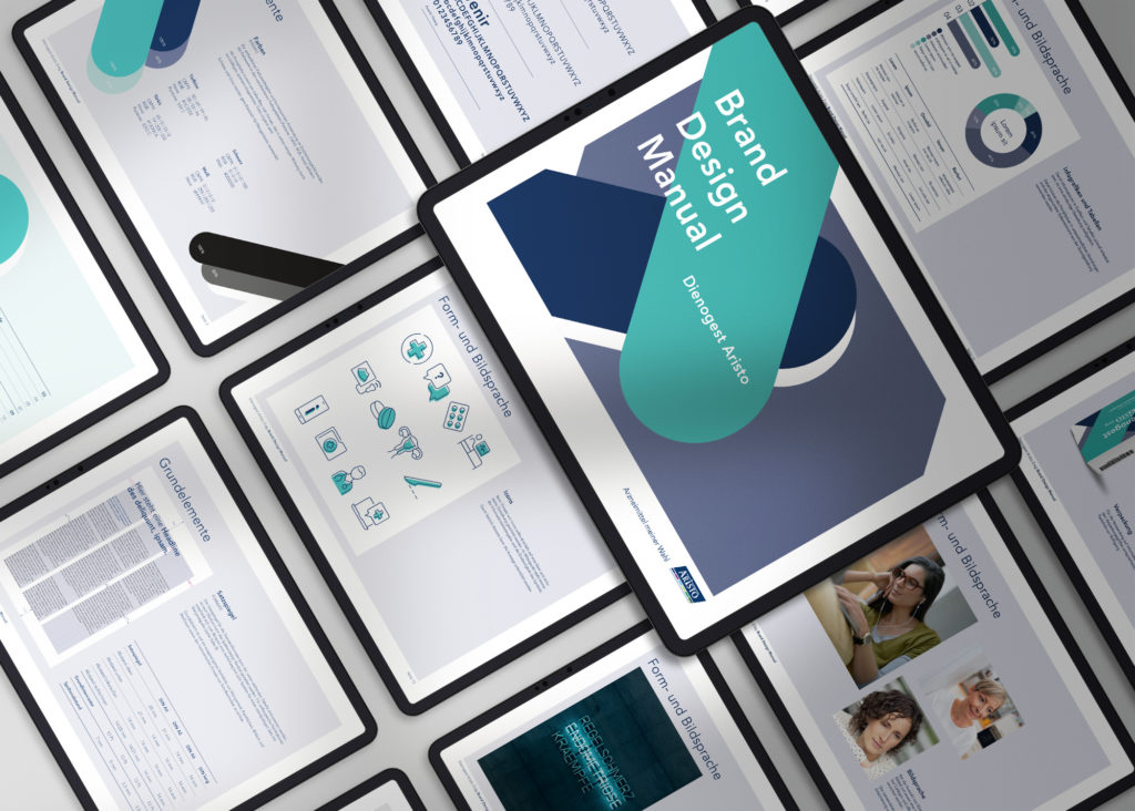 Brand Design Manual (Aristo, Kampagne Dienogest)