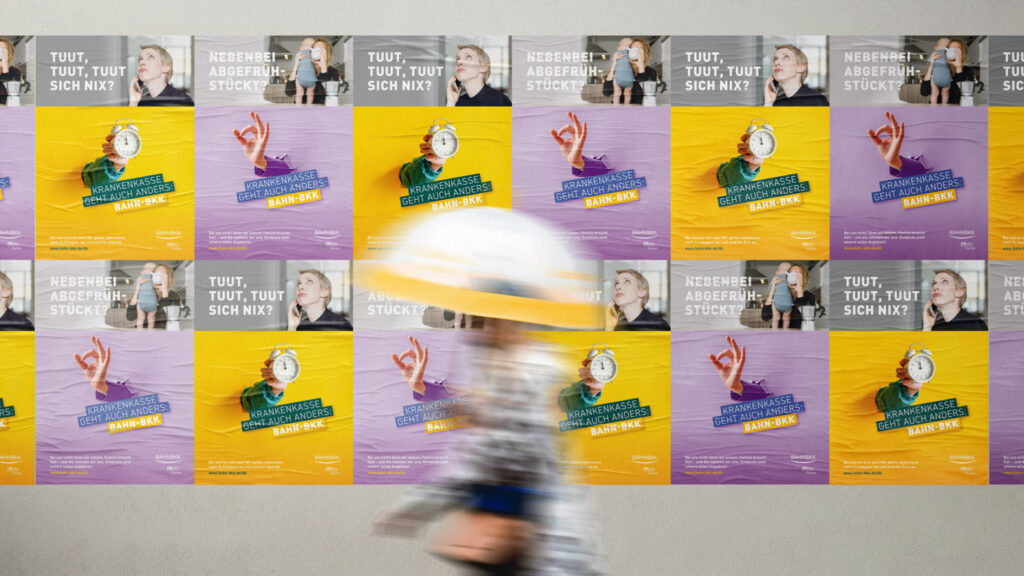Plakate Imagekampagne BAHN BKK
